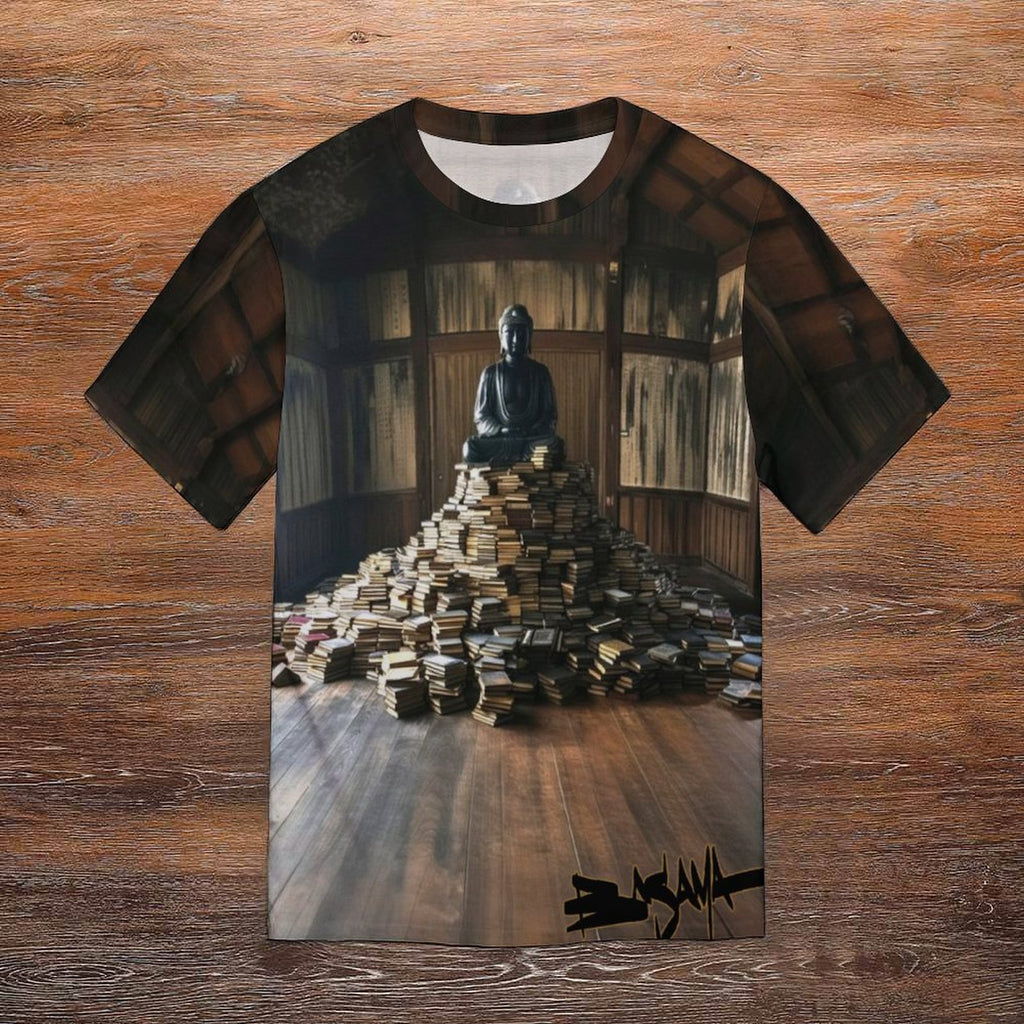 Book stack Budha