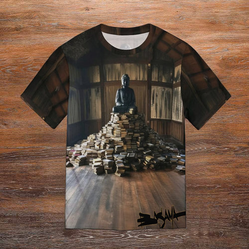 Book stack Budha