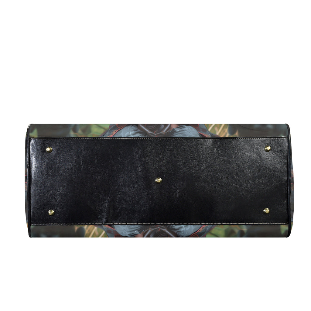 With the Budhas — Large Leather Bag