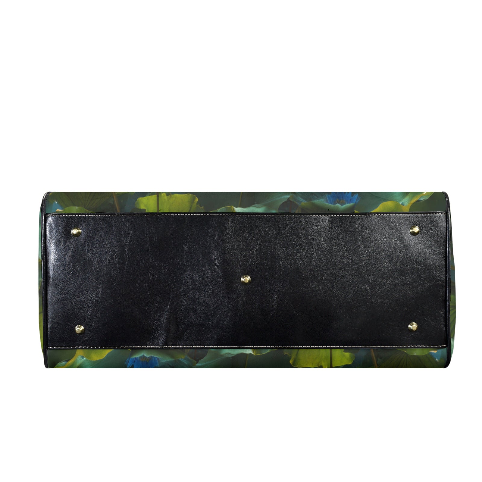 Blue Lotus — Large Leather Bag