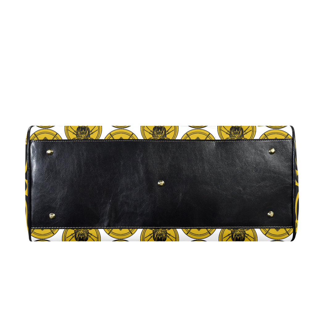 Gold Budha Mon — Large Leather Bag
