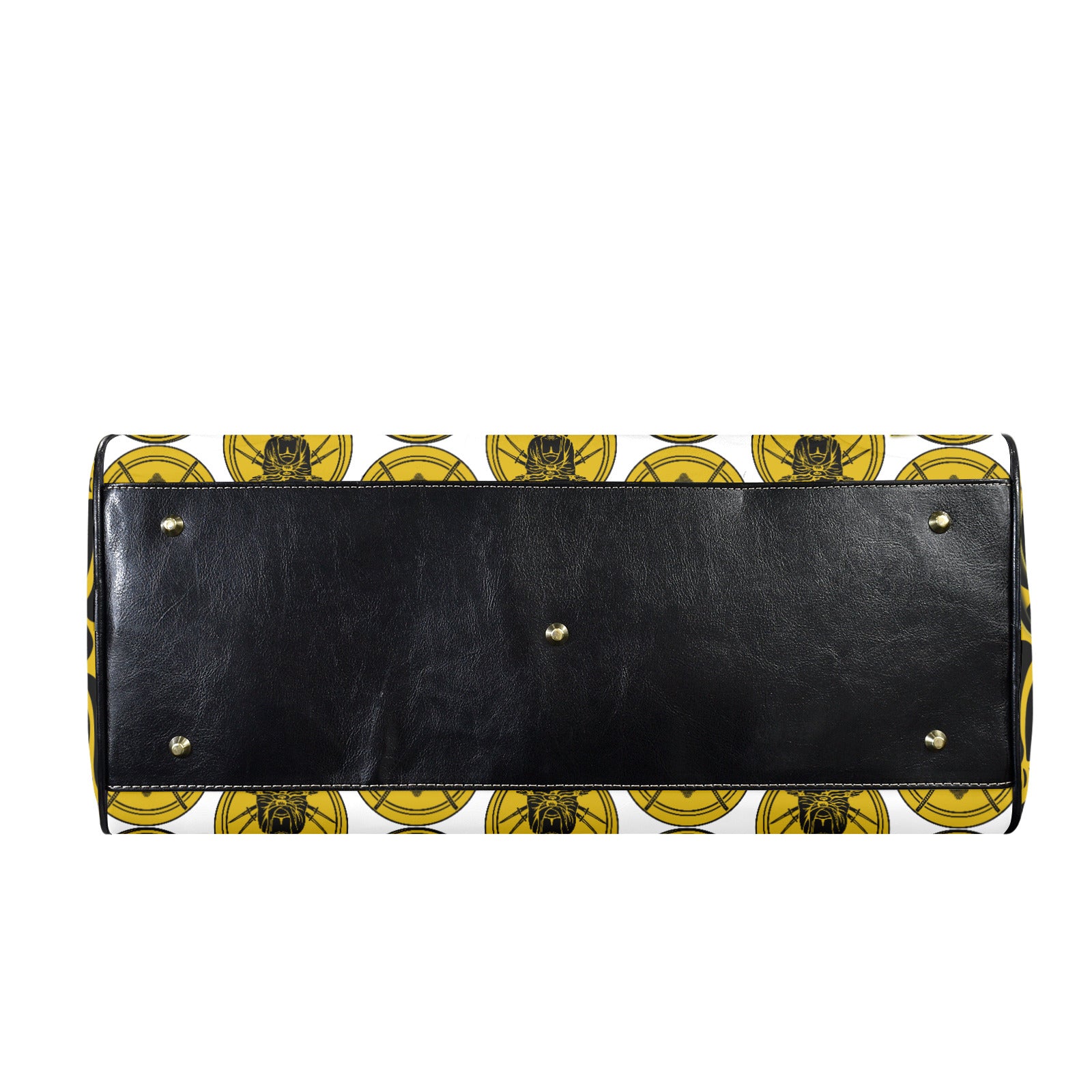 Gold Budha Mon — Large Leather Bag