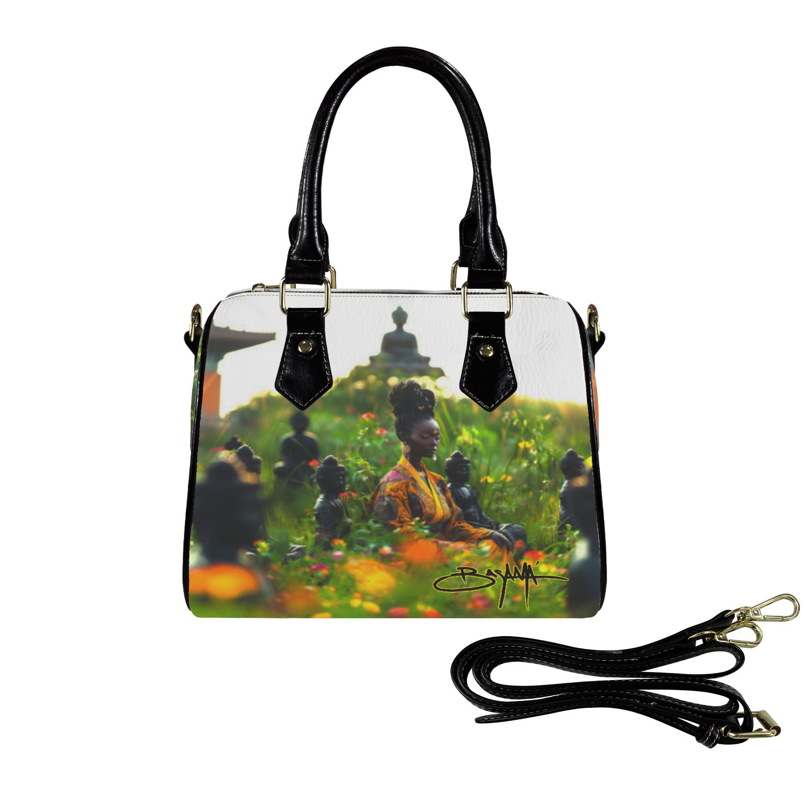 1 a Custom Handbag-Black Handle (Model 1746)