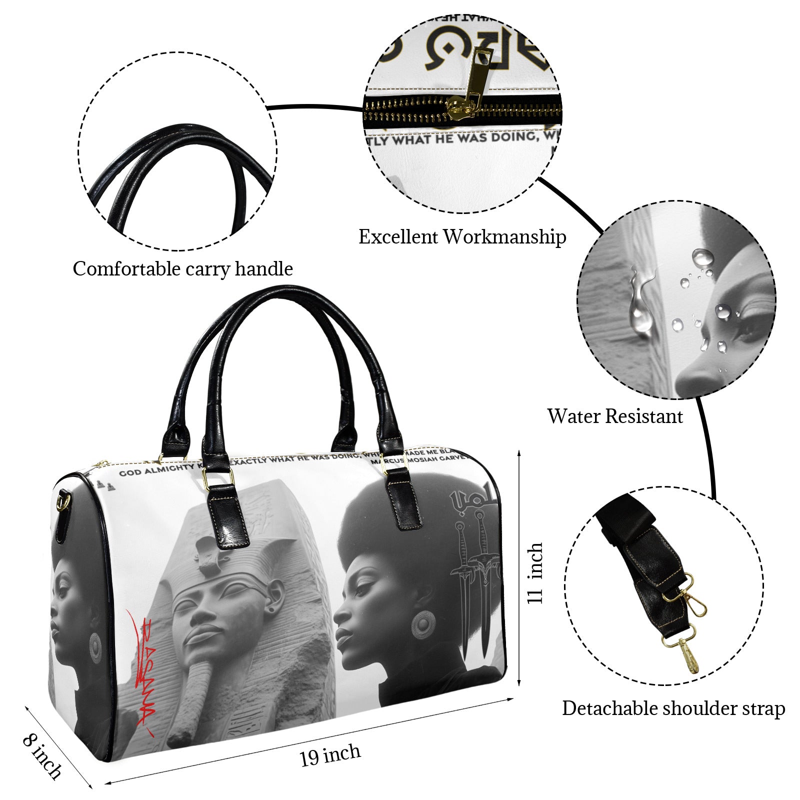The Monument — Large Leather Bag