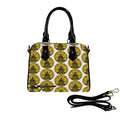 gold budha Custom Handbag-Black Handle (Model 1746)
