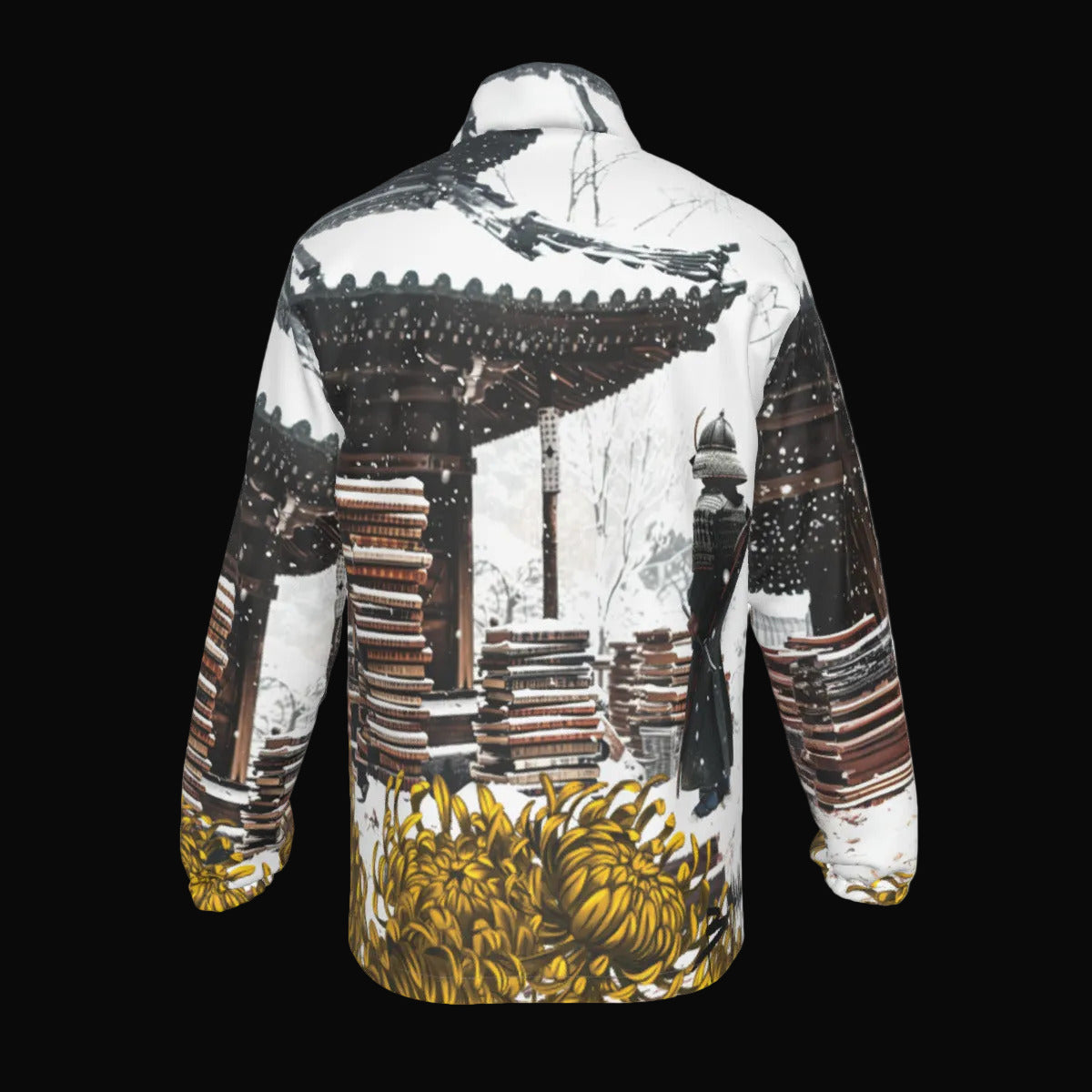 Samurai, Book Stacks and Chrysanthemum — Jacket
