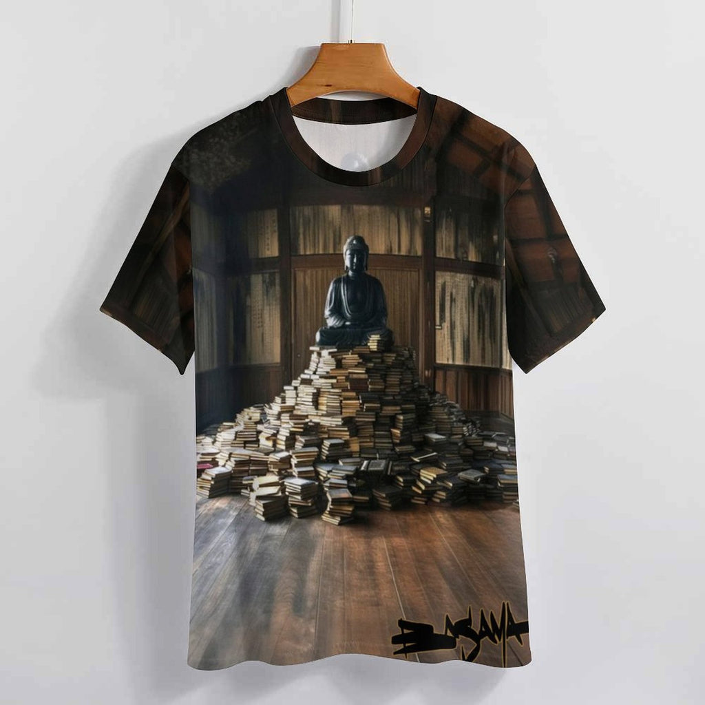 Book stack Budha