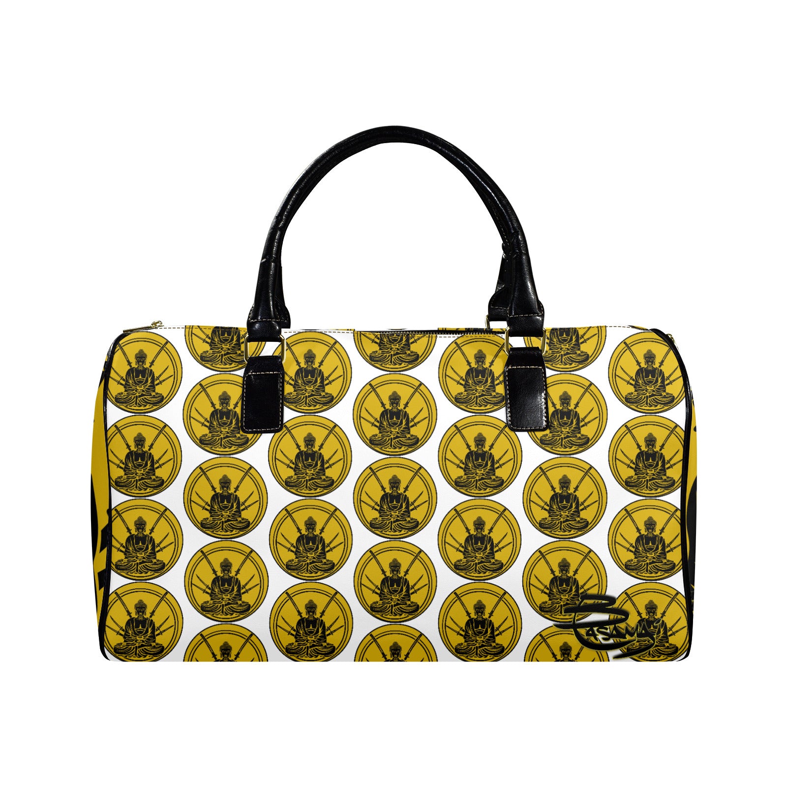 Gold Budha Mon — Large Leather Bag