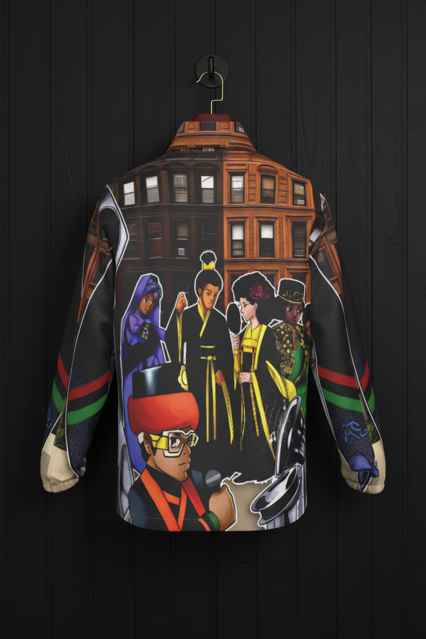 CWD Mantronix Jacket - Back Black Wood Wall
