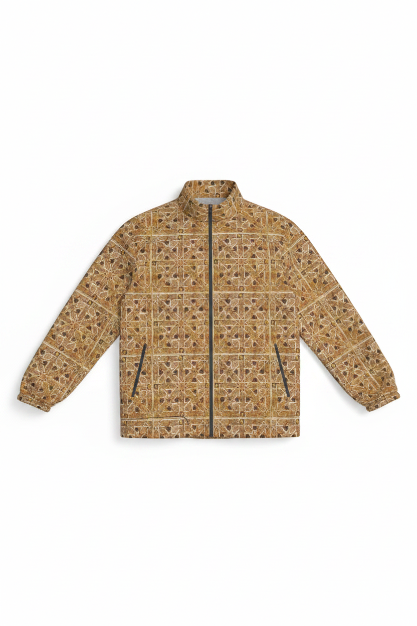 Hardcore Ancient Geometry Jacket front flat lay on white