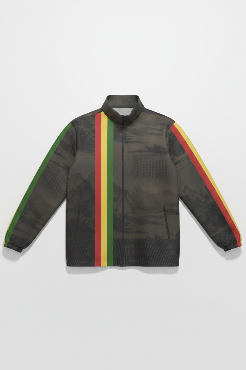Mountain Jacket — Front Flat Lay White