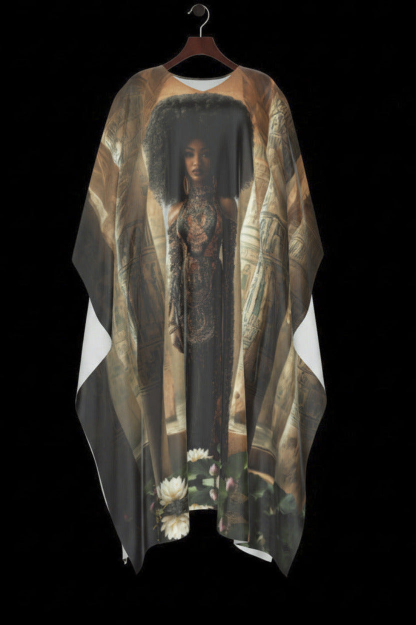 KMT Temple — Faux Silk Kaftan